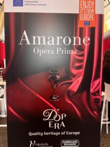 Locandina roll-up evento Amarone Opera Prima 2026